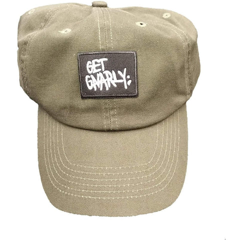 Box Logo Dad Hat Olive-Hat-Get Gnarly 