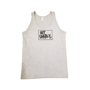 Box Logo Tank Heather Grey-Tank Top-Get Gnarly 