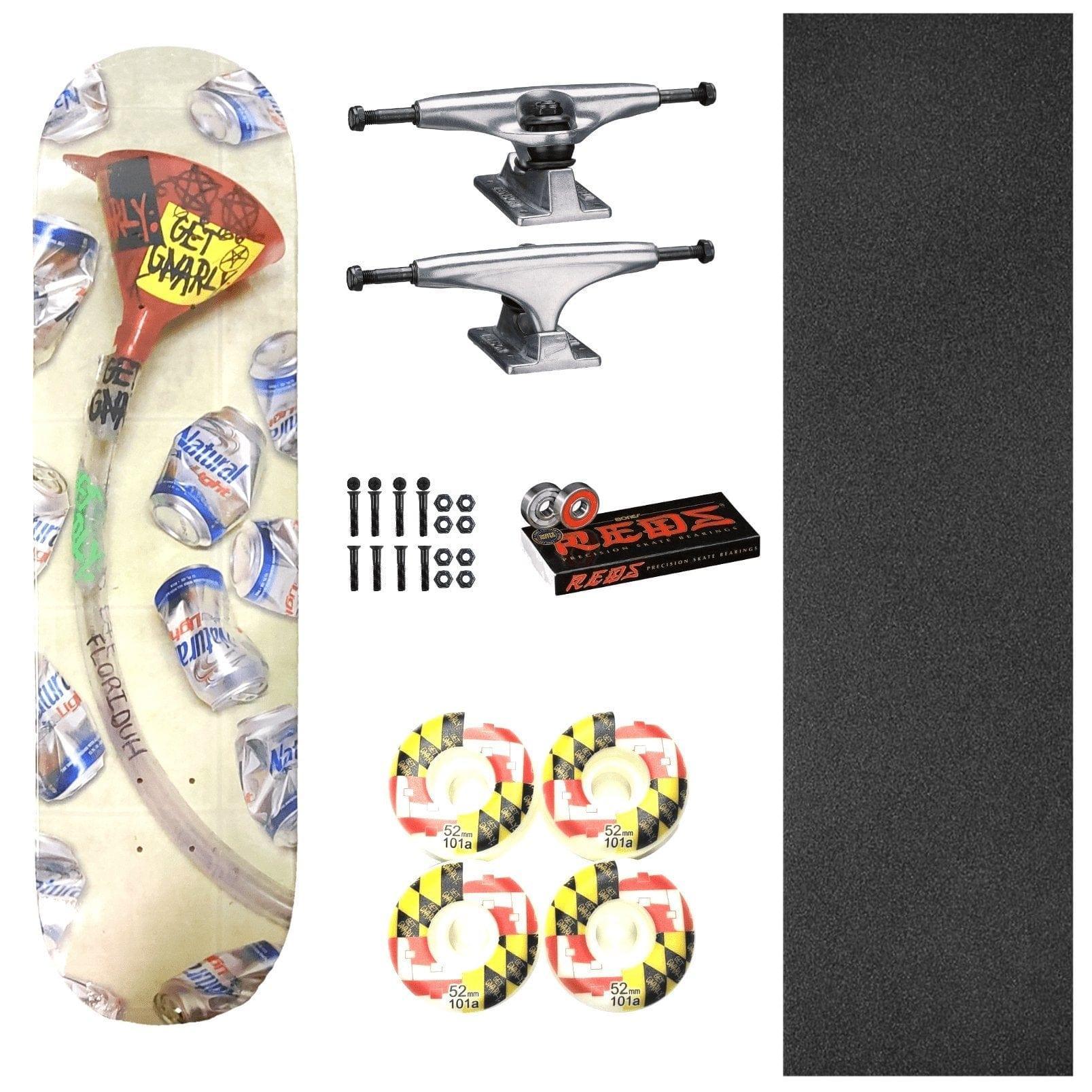 Get Gnarly "Beer Bong" Complete Skateboard-Completes-Get Gnarly 