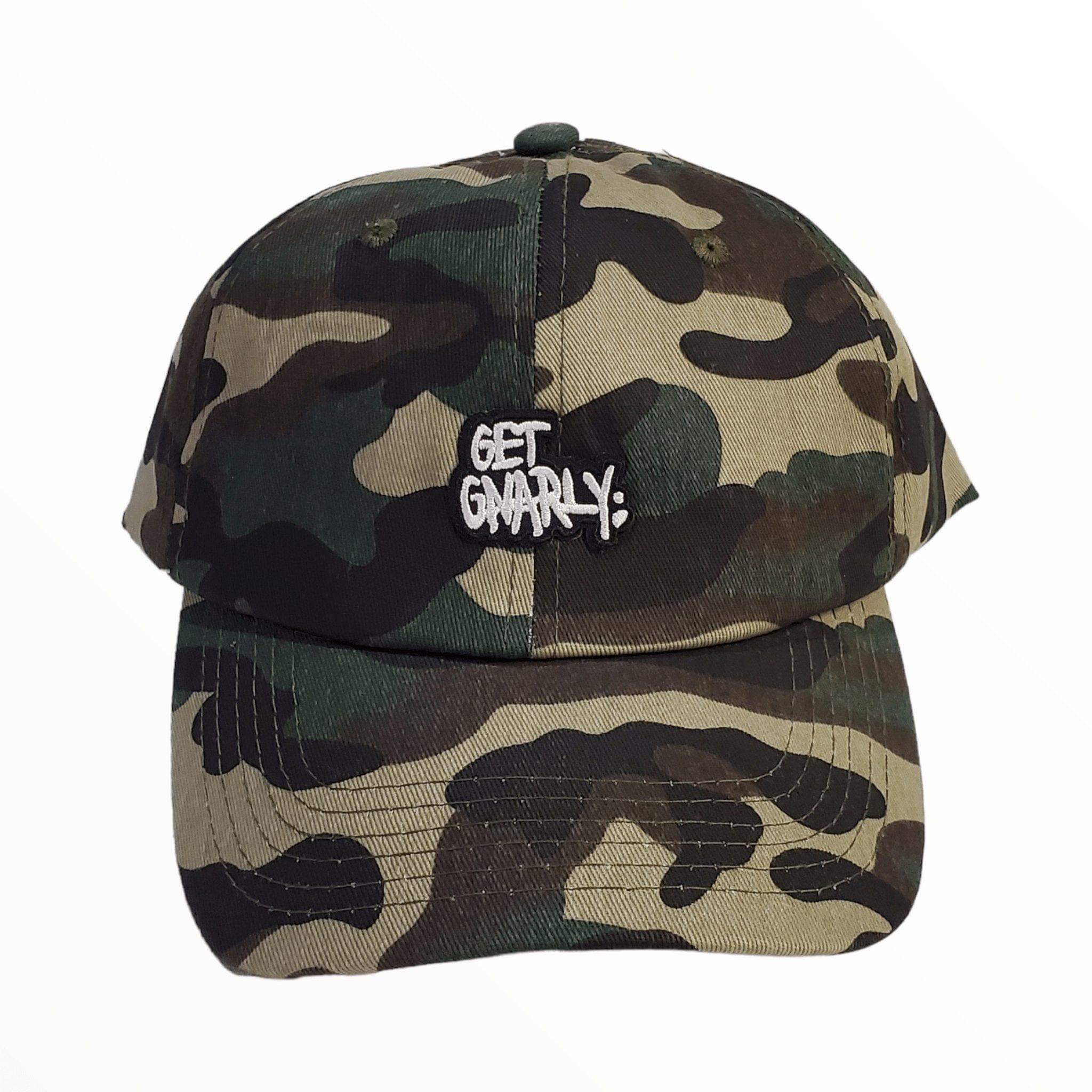 Mini Logo Dad Hat Camo-Hat-Get Gnarly 