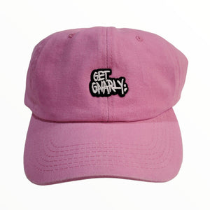 Mini Logo Dad Hat Pink-Hat-Get Gnarly 