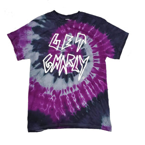 Get Gnarly Hollow Tee Purple Tie Dye-T-Shirts-Get Gnarly 