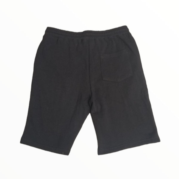 Get Gnarly Box Logo Fleece Shorts Black-Shorts-Get Gnarly 