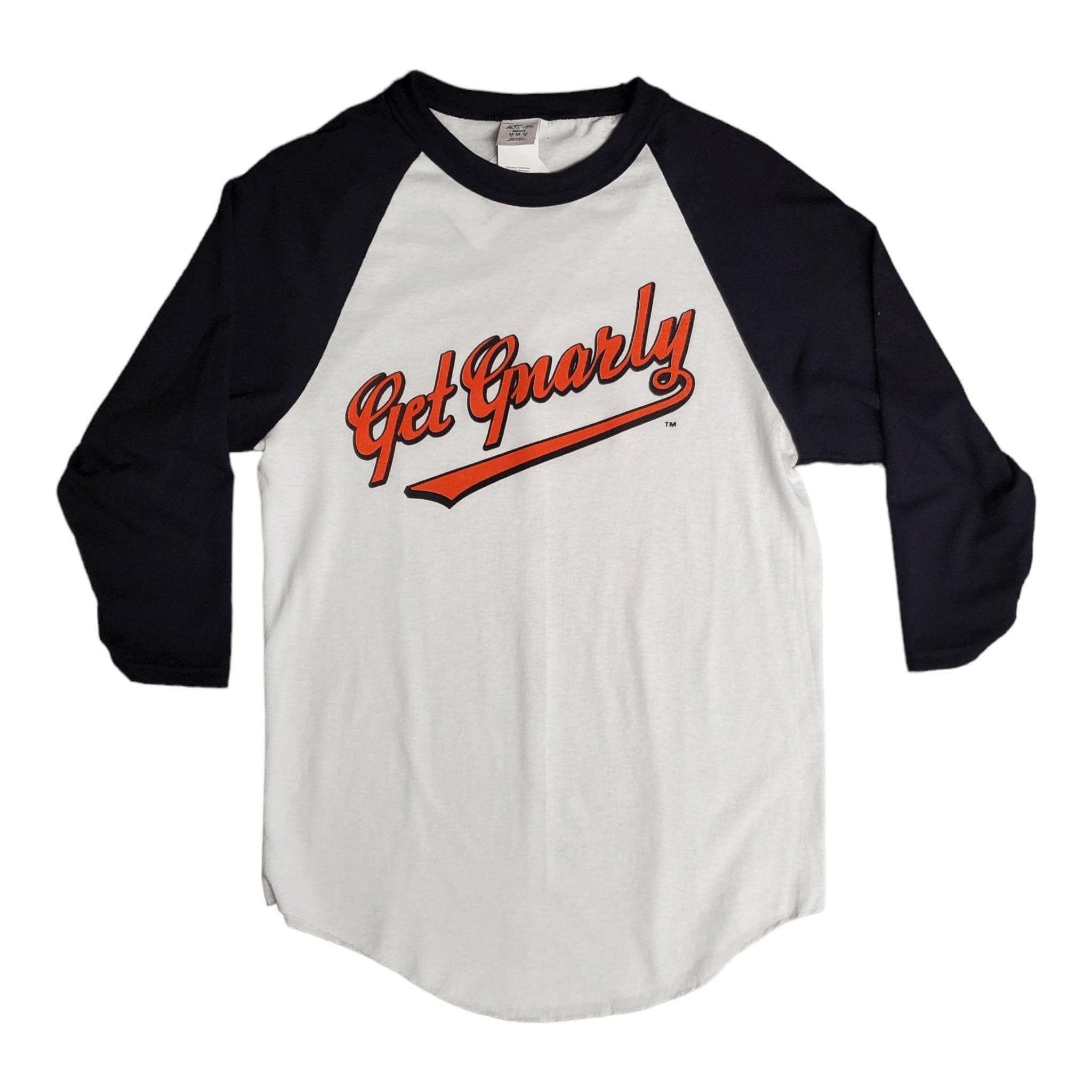 Gnarball Jersey Baseball Tee-T-Shirts-Get Gnarly 