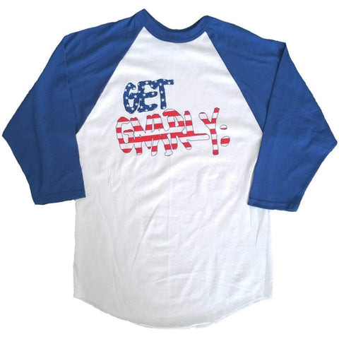 Merica' Baseball Tee-T-Shirts-Get Gnarly 