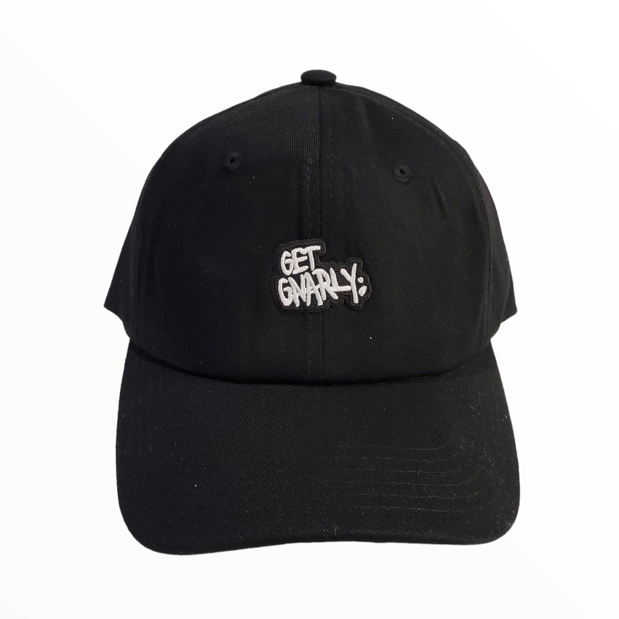 Mini Logo Dad Hat Black-Hat-Get Gnarly 